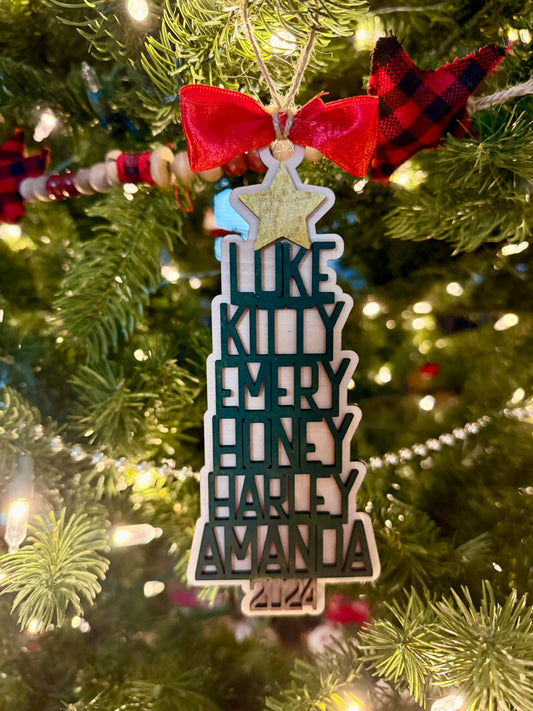 Family Name Ornament