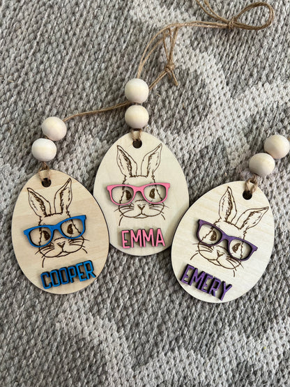 Bunny Easter Basket Tag