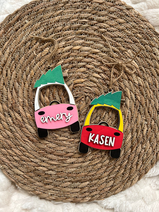 Cozy Coupe Personalized Ornament