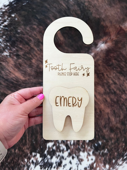 Personalized Tooth Fairy Door Hanger