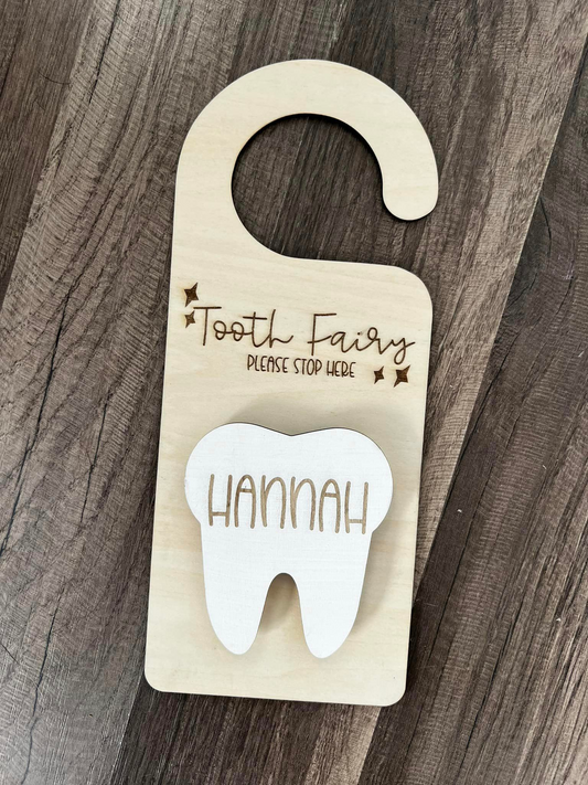 Personalized Tooth Fairy Door Hanger